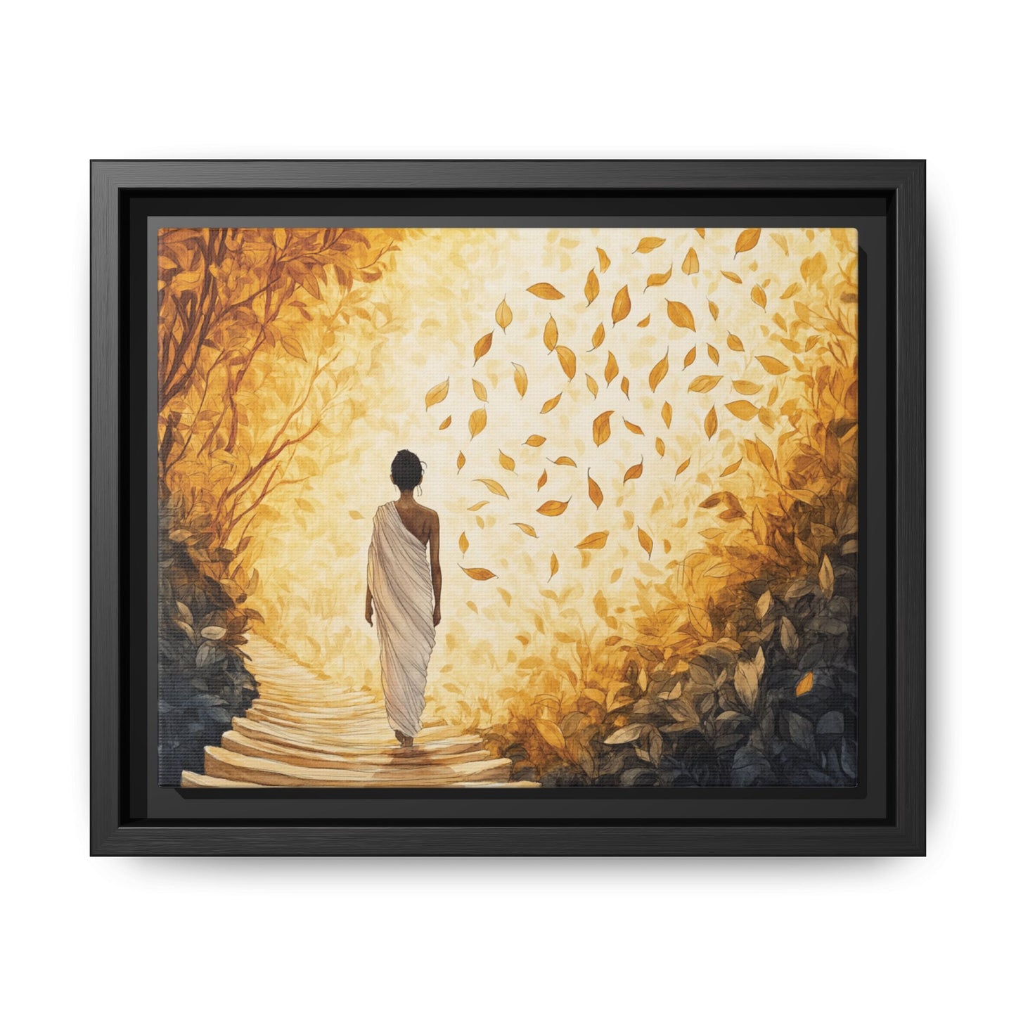 Matte Canvas, Framed - Winds of Change and Stillness