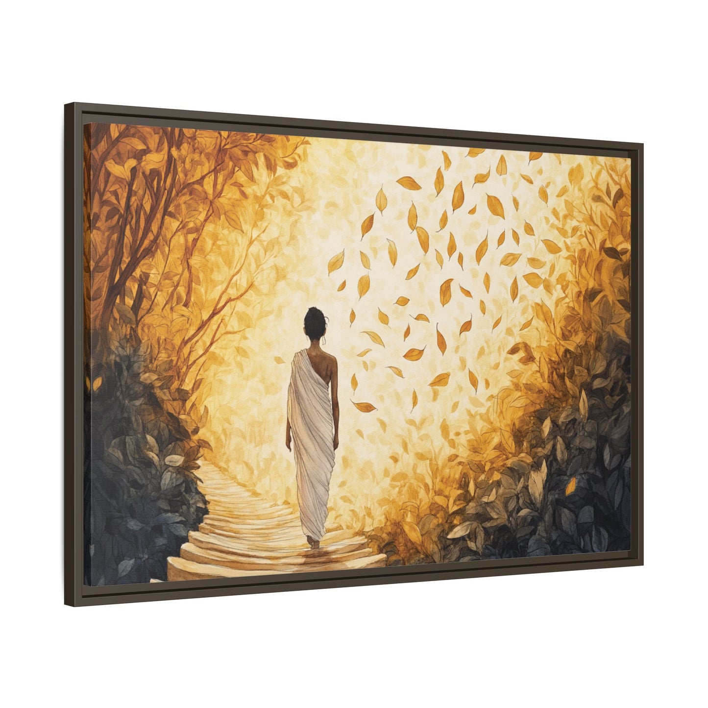 Matte Canvas, Framed - Winds of Change and Stillness