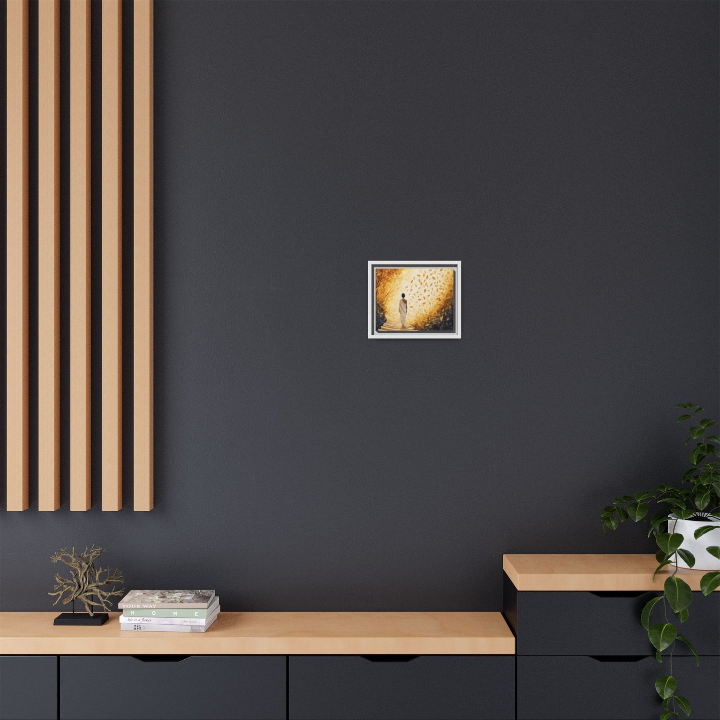 Matte Canvas, Framed - Winds of Change and Stillness