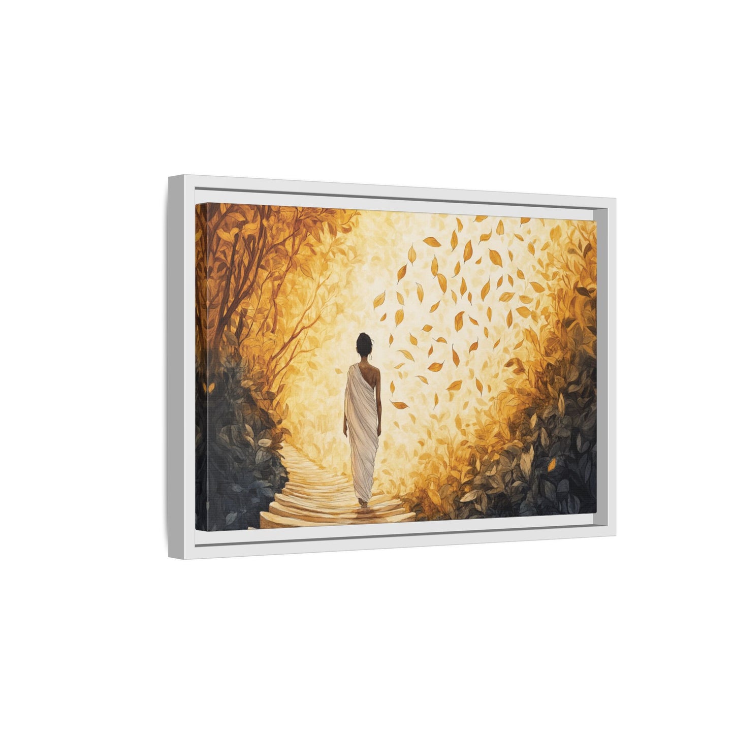 Matte Canvas, Framed - Winds of Change and Stillness
