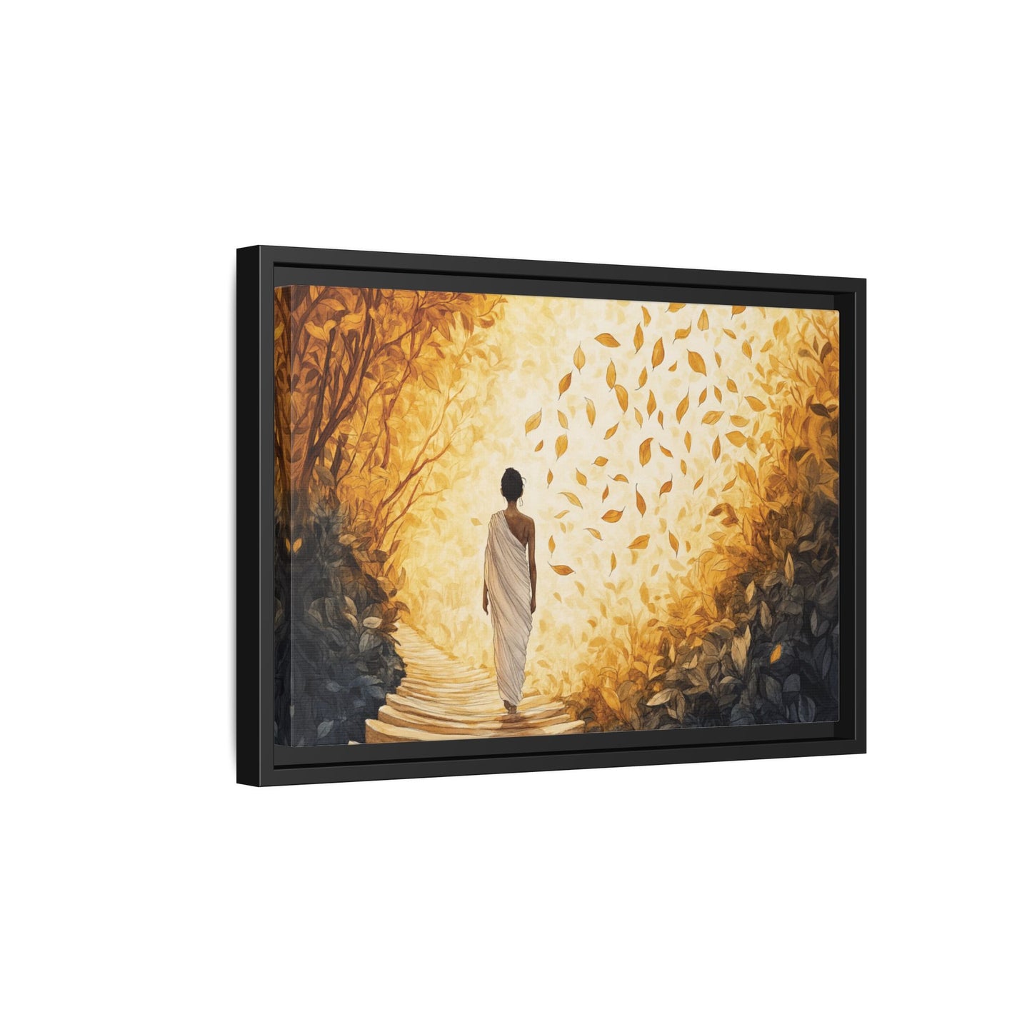 Matte Canvas, Framed - Winds of Change and Stillness
