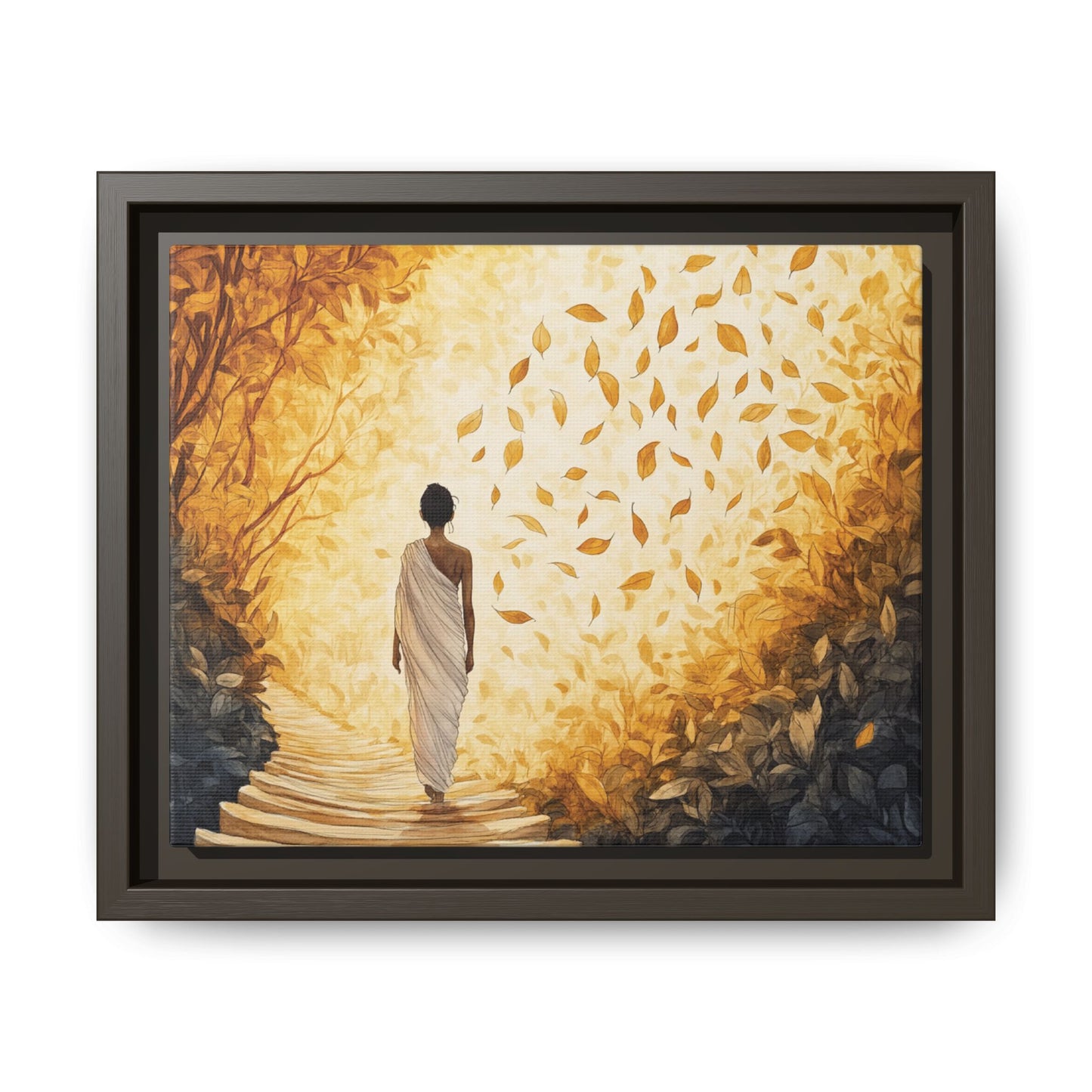 Matte Canvas, Framed - Winds of Change and Stillness