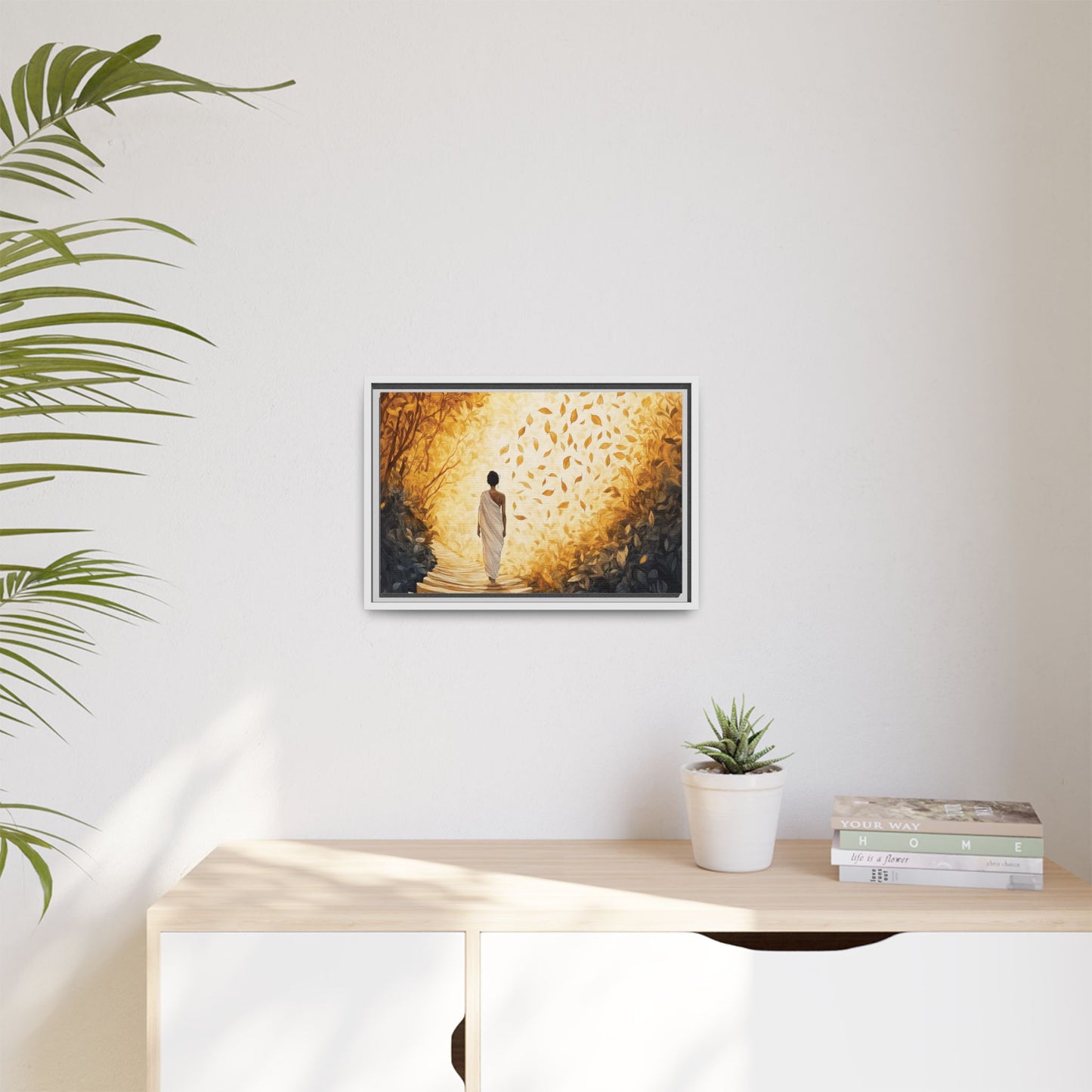 Matte Canvas, Framed - Winds of Change and Stillness