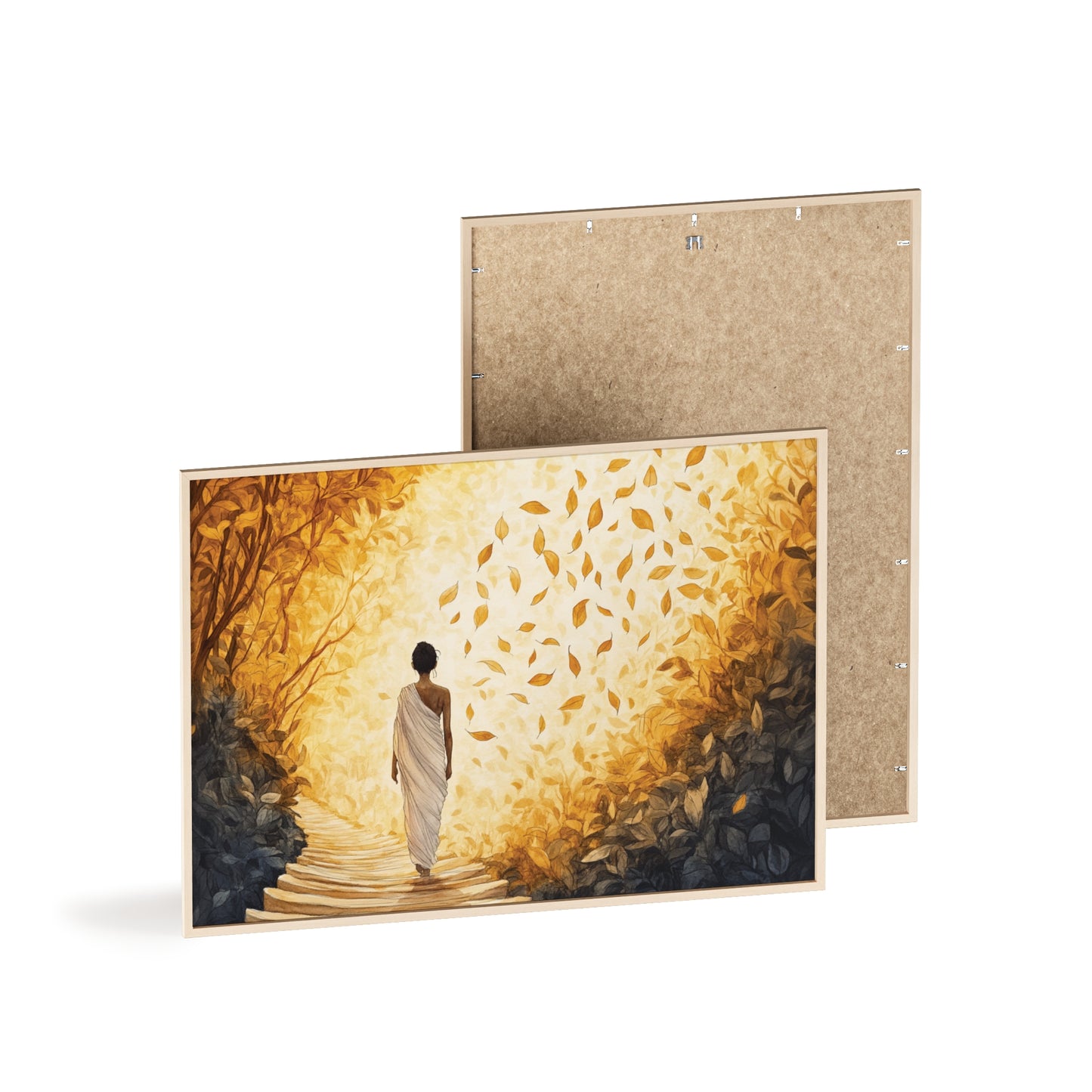 Posters with Wooden Frame - Winds of Change and Stillness