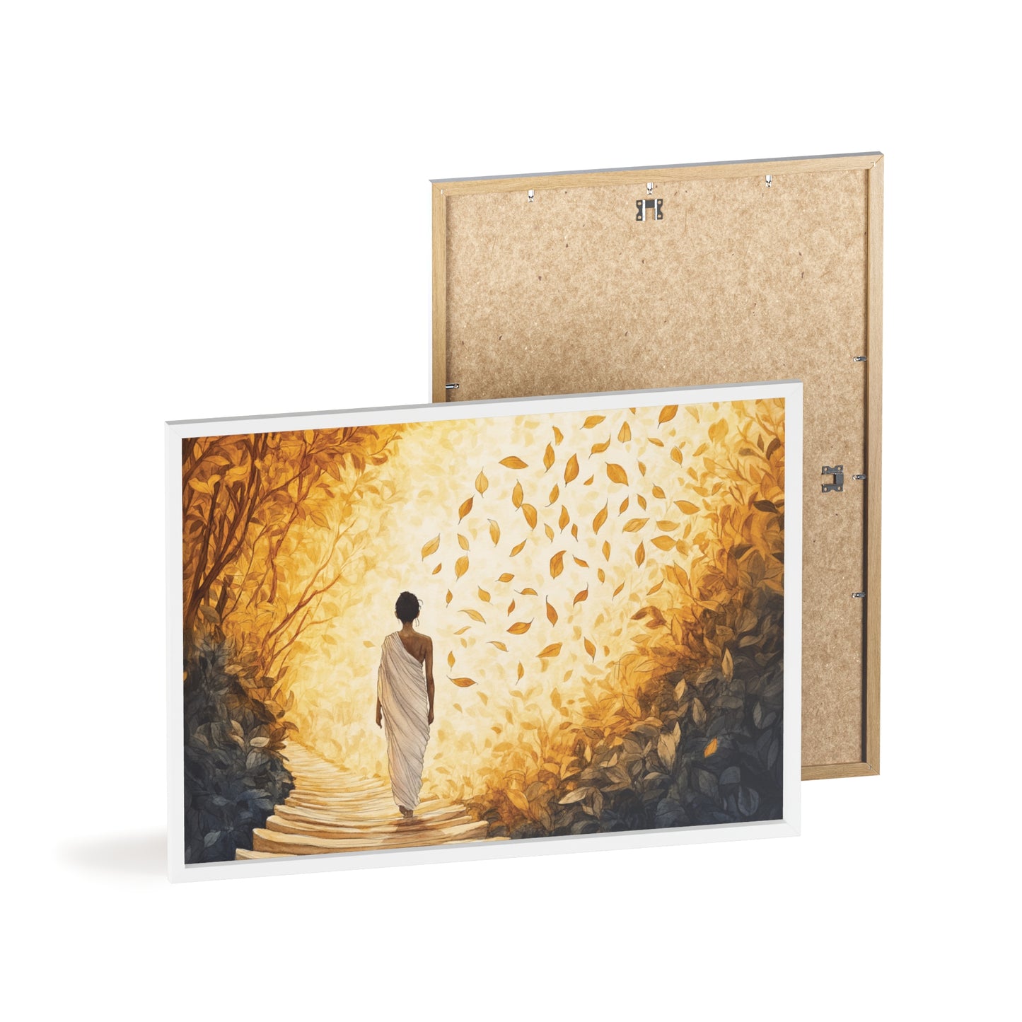 Posters with Wooden Frame - Winds of Change and Stillness