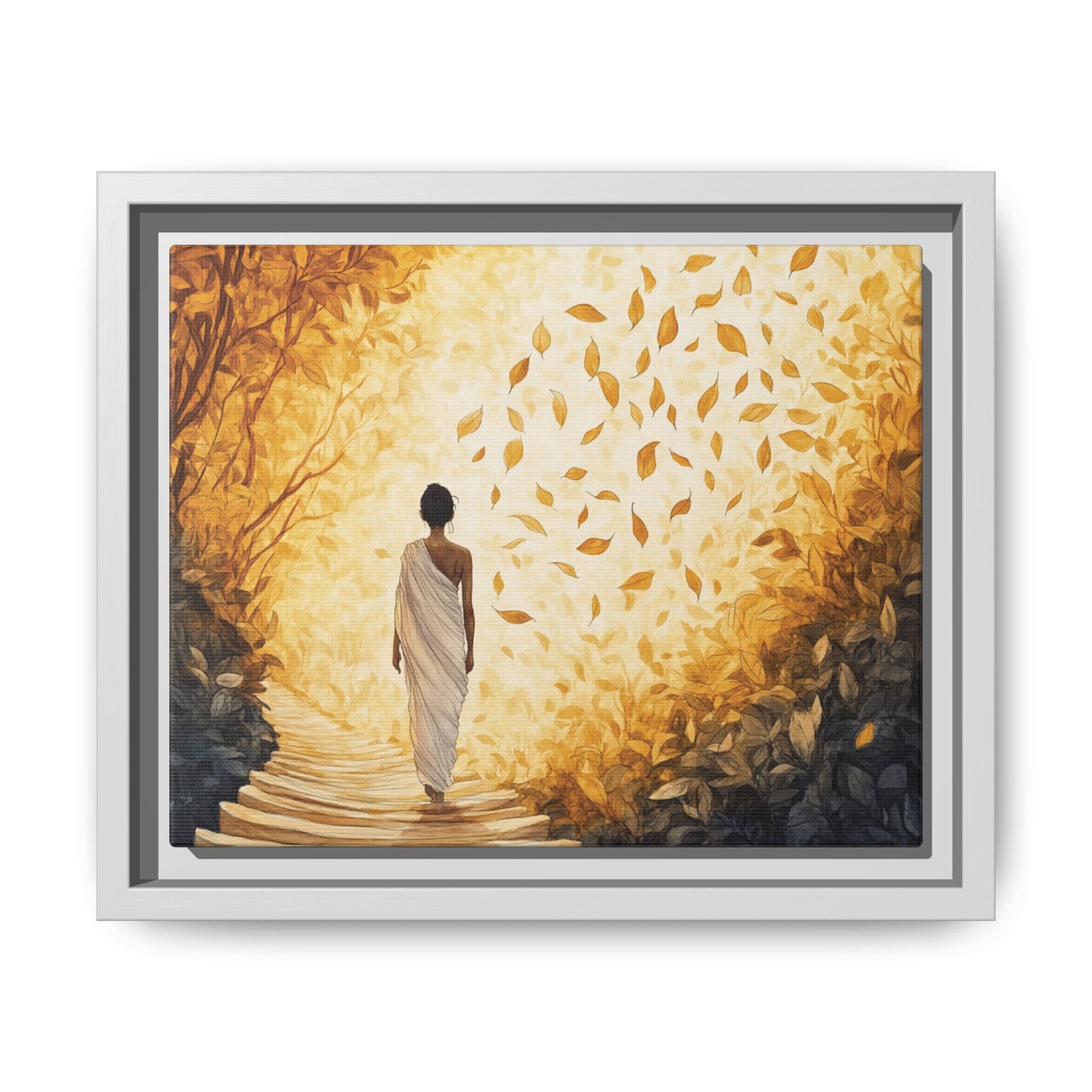 Matte Canvas, Framed - Winds of Change and Stillness
