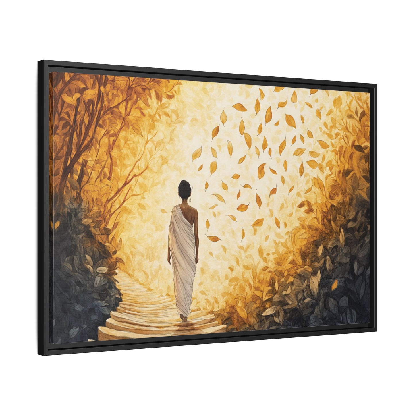 Matte Canvas, Framed - Winds of Change and Stillness