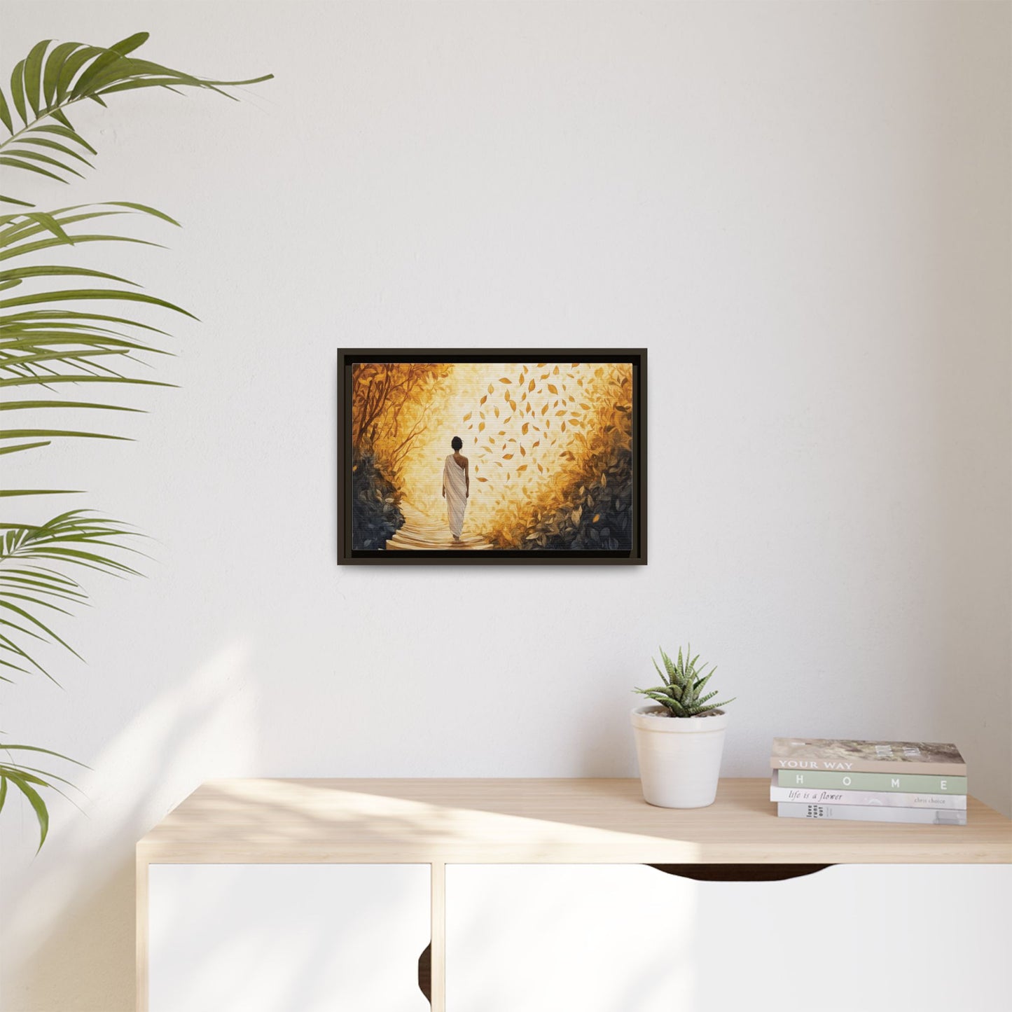 Matte Canvas, Framed - Winds of Change and Stillness