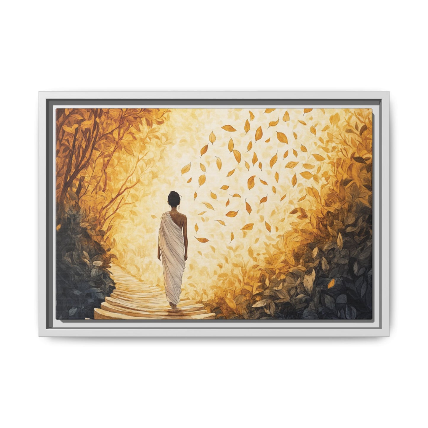 Matte Canvas, Framed - Winds of Change and Stillness