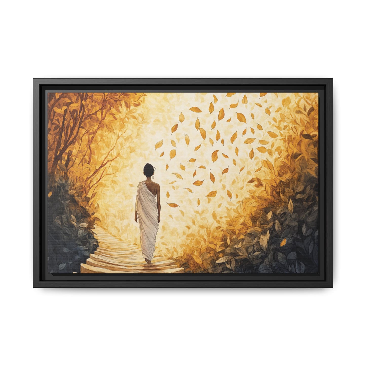 Matte Canvas, Framed - Winds of Change and Stillness