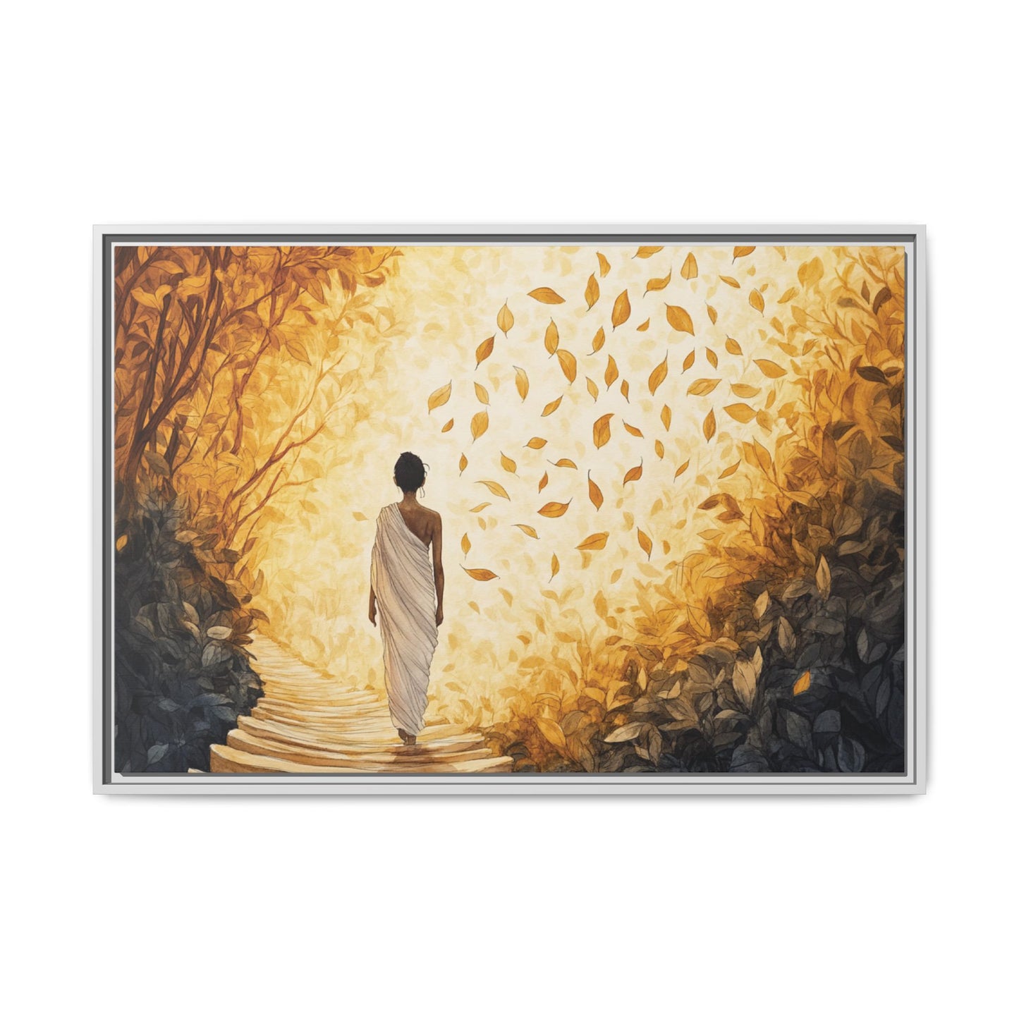 Matte Canvas, Framed - Winds of Change and Stillness