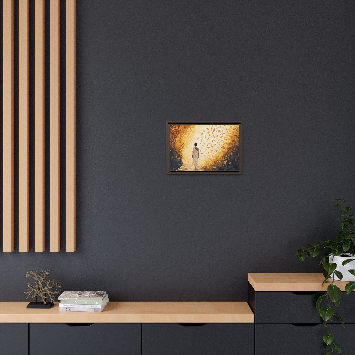 Matte Canvas, Framed - Winds of Change and Stillness