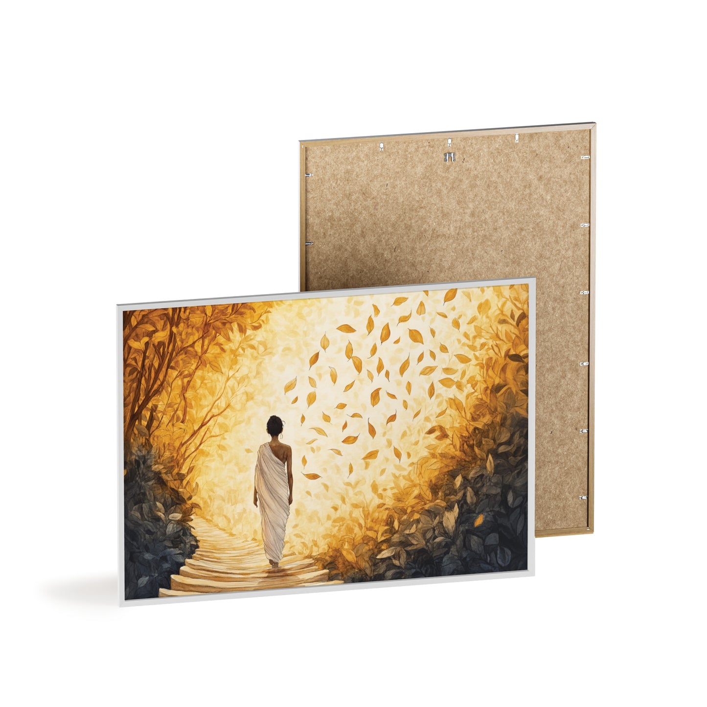 Posters with Wooden Frame - Winds of Change and Stillness