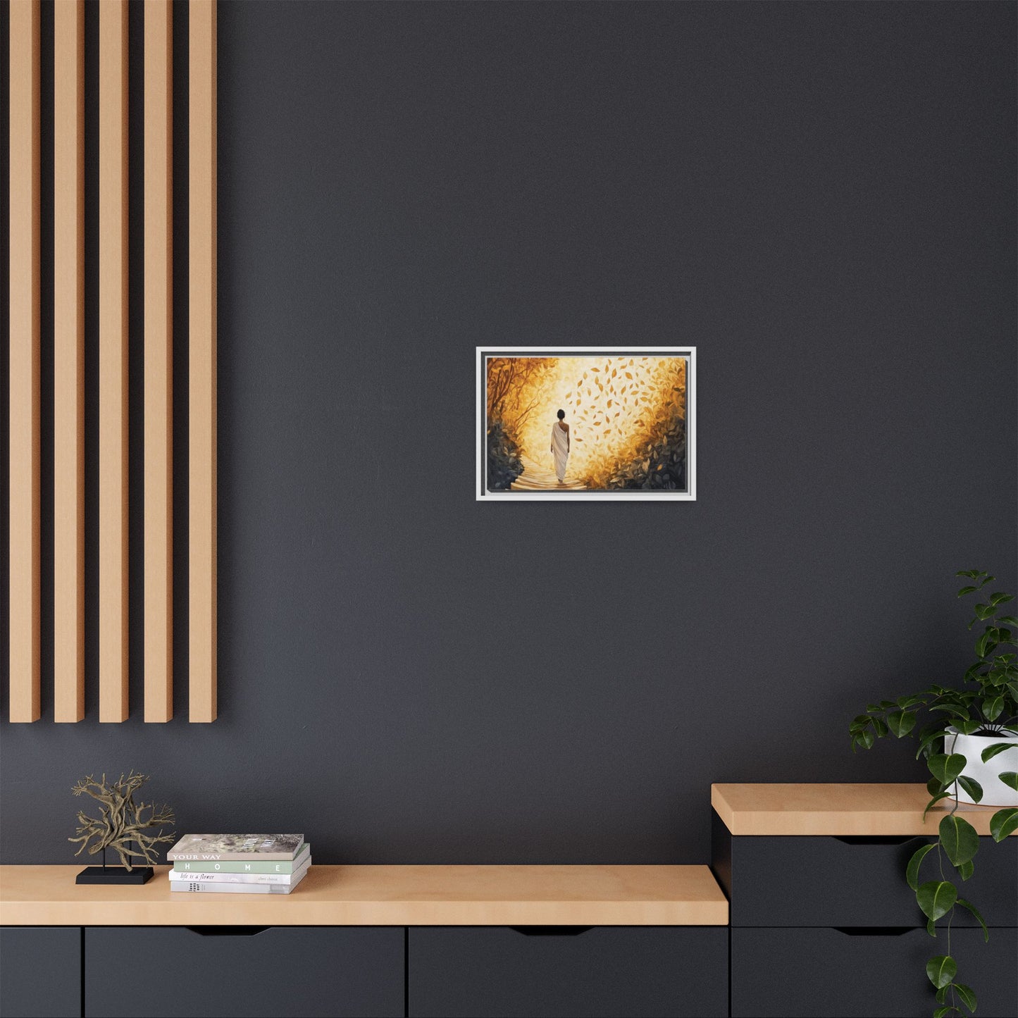 Matte Canvas, Framed - Winds of Change and Stillness