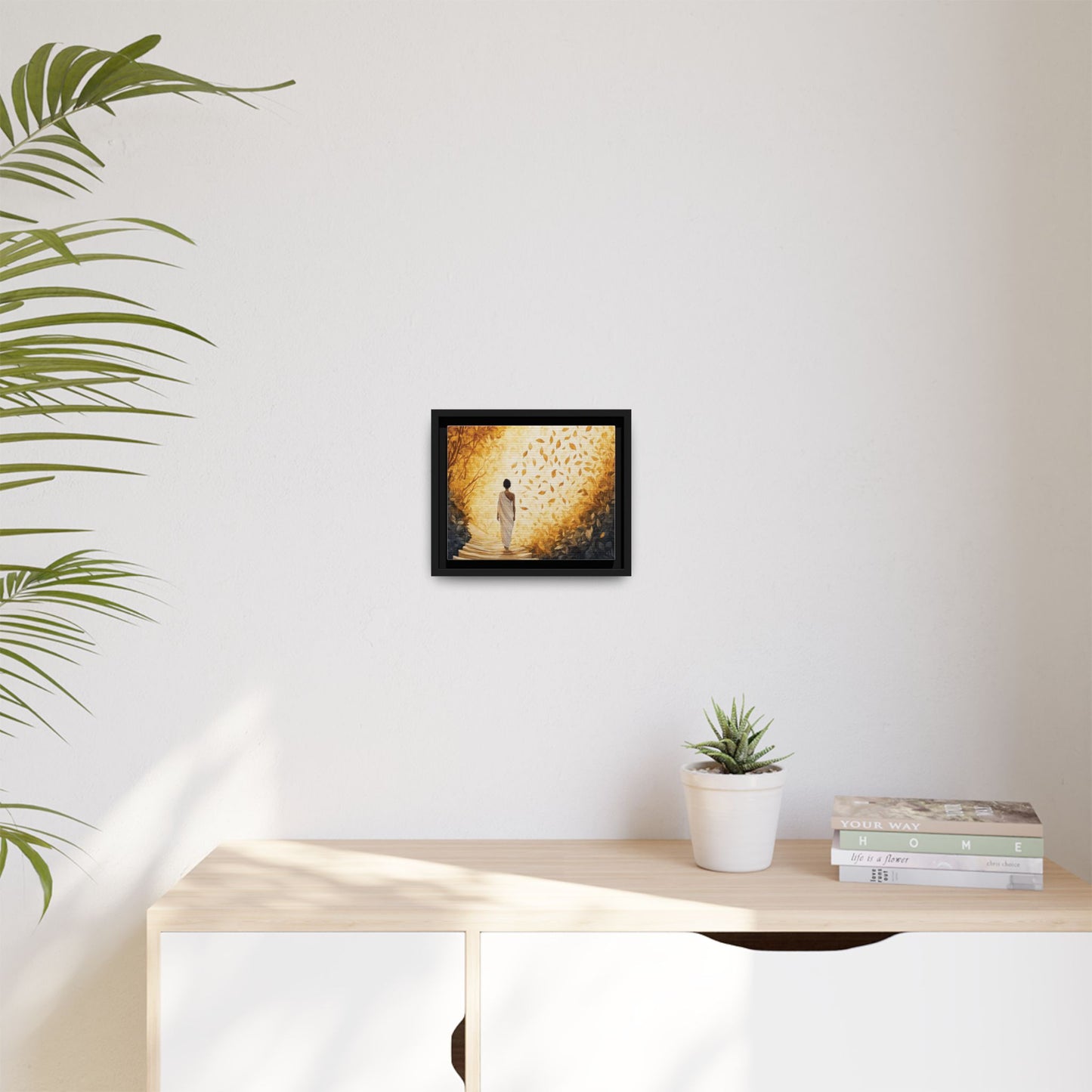 Matte Canvas, Framed - Winds of Change and Stillness