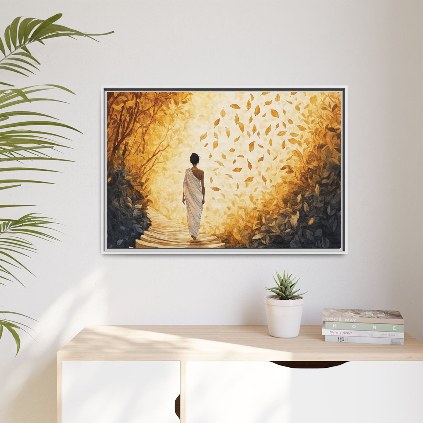Matte Canvas, Framed - Winds of Change and Stillness