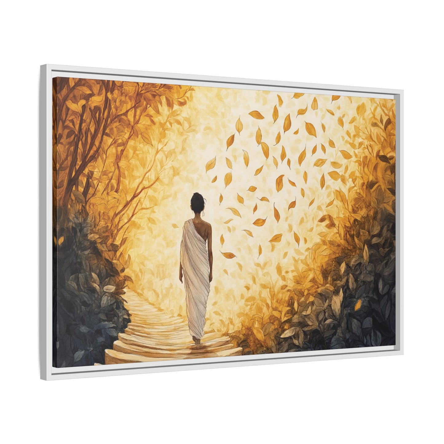 Matte Canvas, Framed - Winds of Change and Stillness