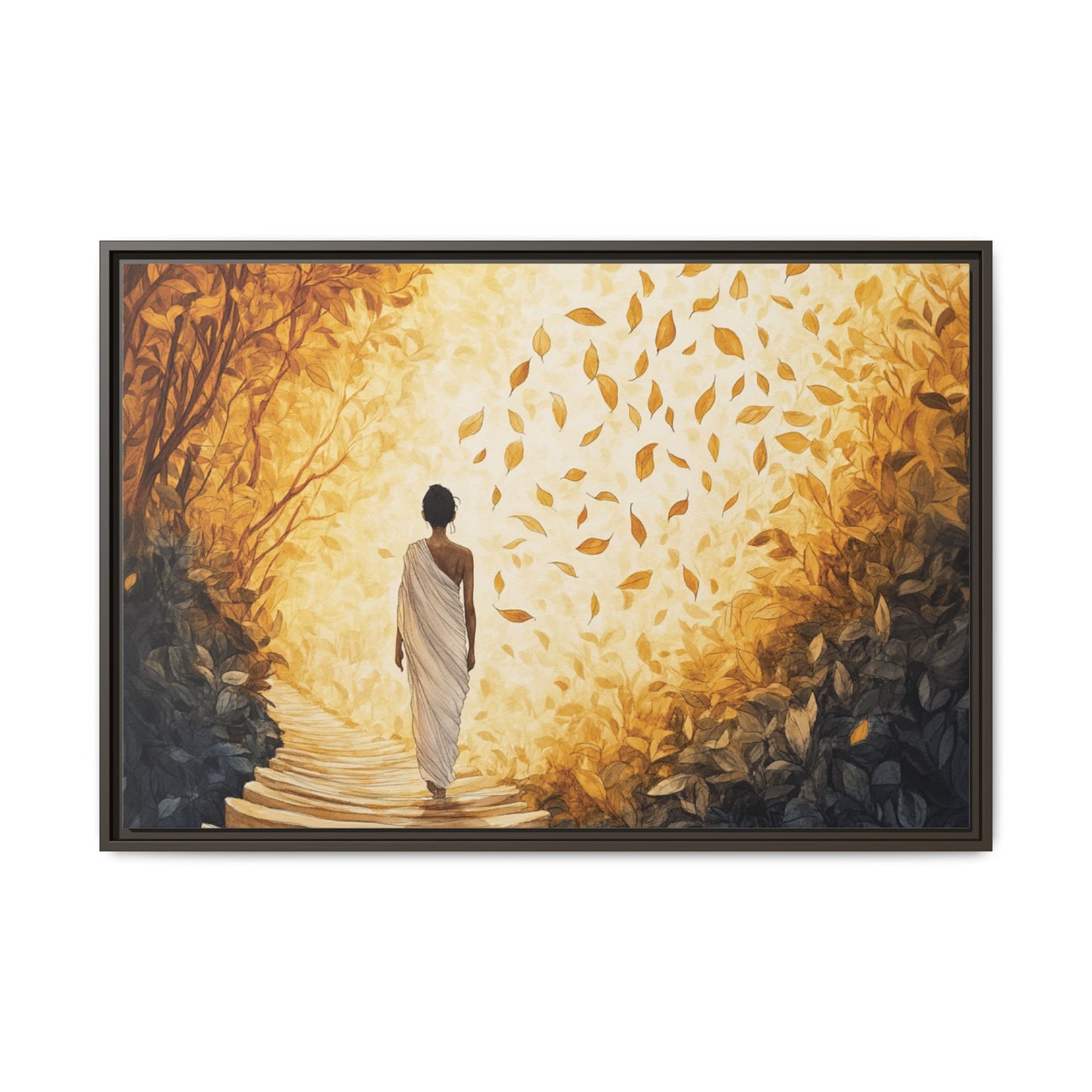 Matte Canvas, Framed - Winds of Change and Stillness