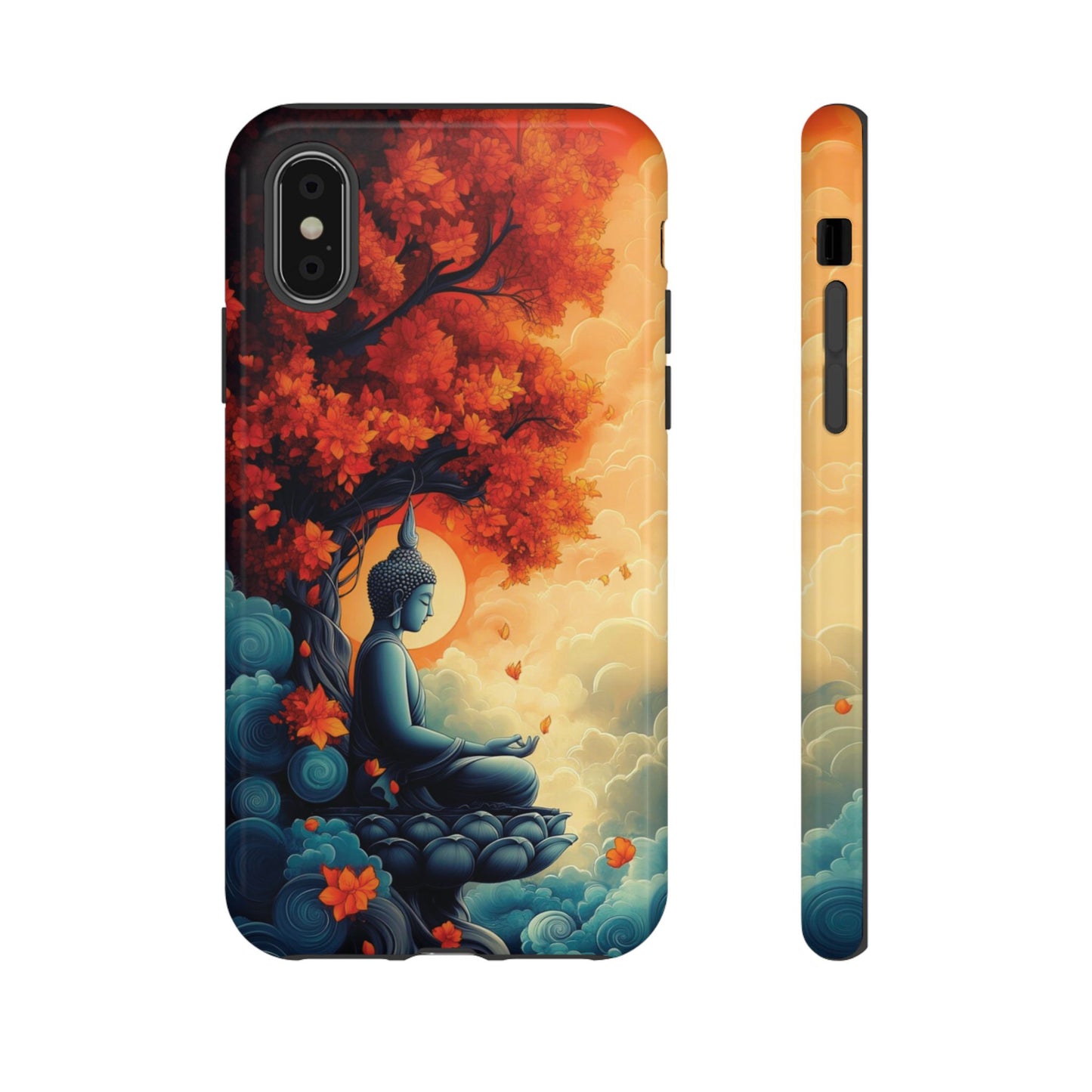 Apple iPhone - Tough Case - Tranquil Autumn Bloom