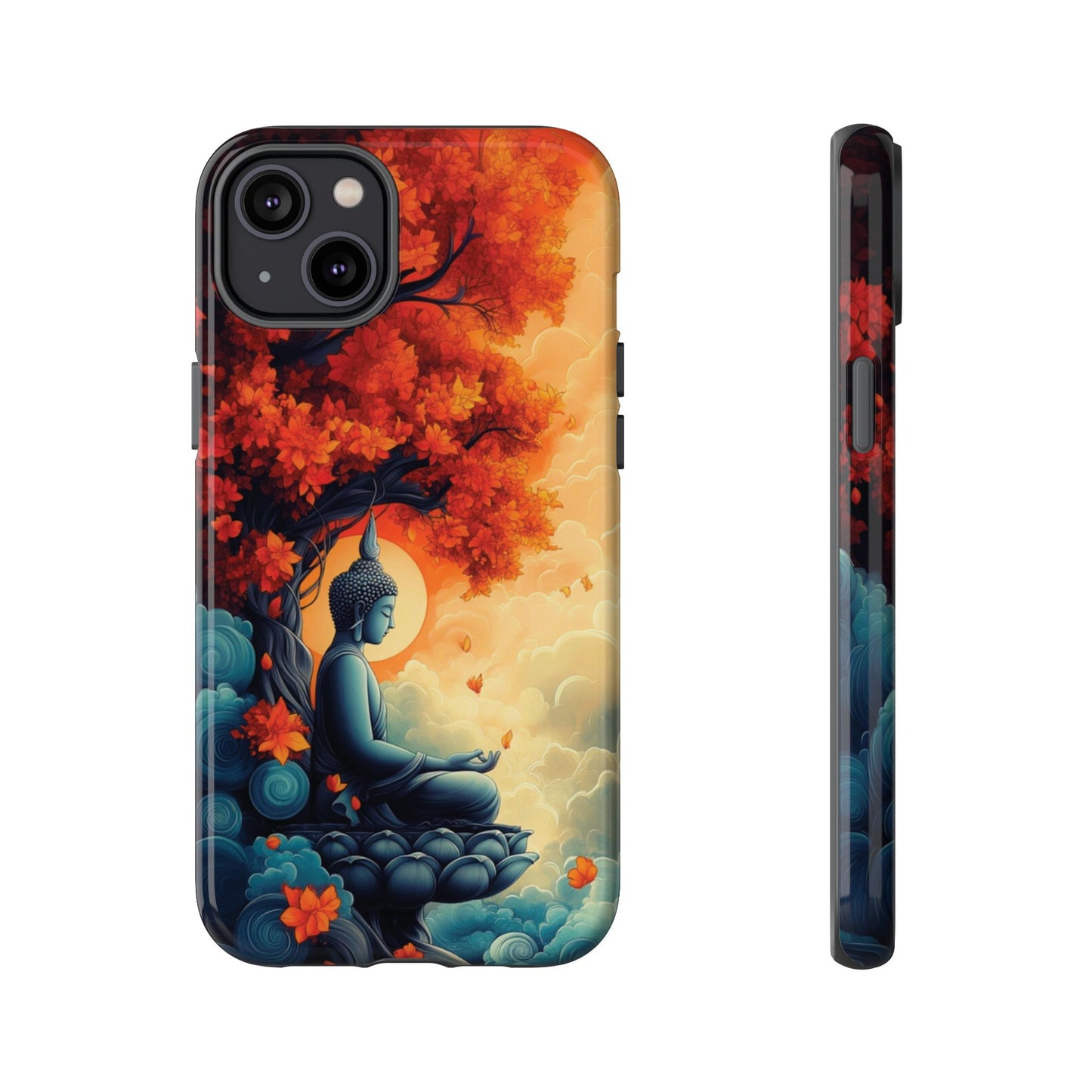 Apple iPhone - Tough Case - Tranquil Autumn Bloom