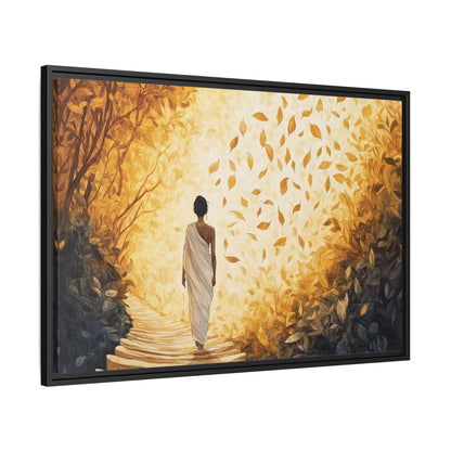 Matte Canvas, Framed - Winds of Change and Stillness