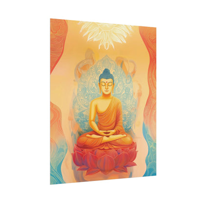 Rolled Poster - Meditative Light of Sacred Flow