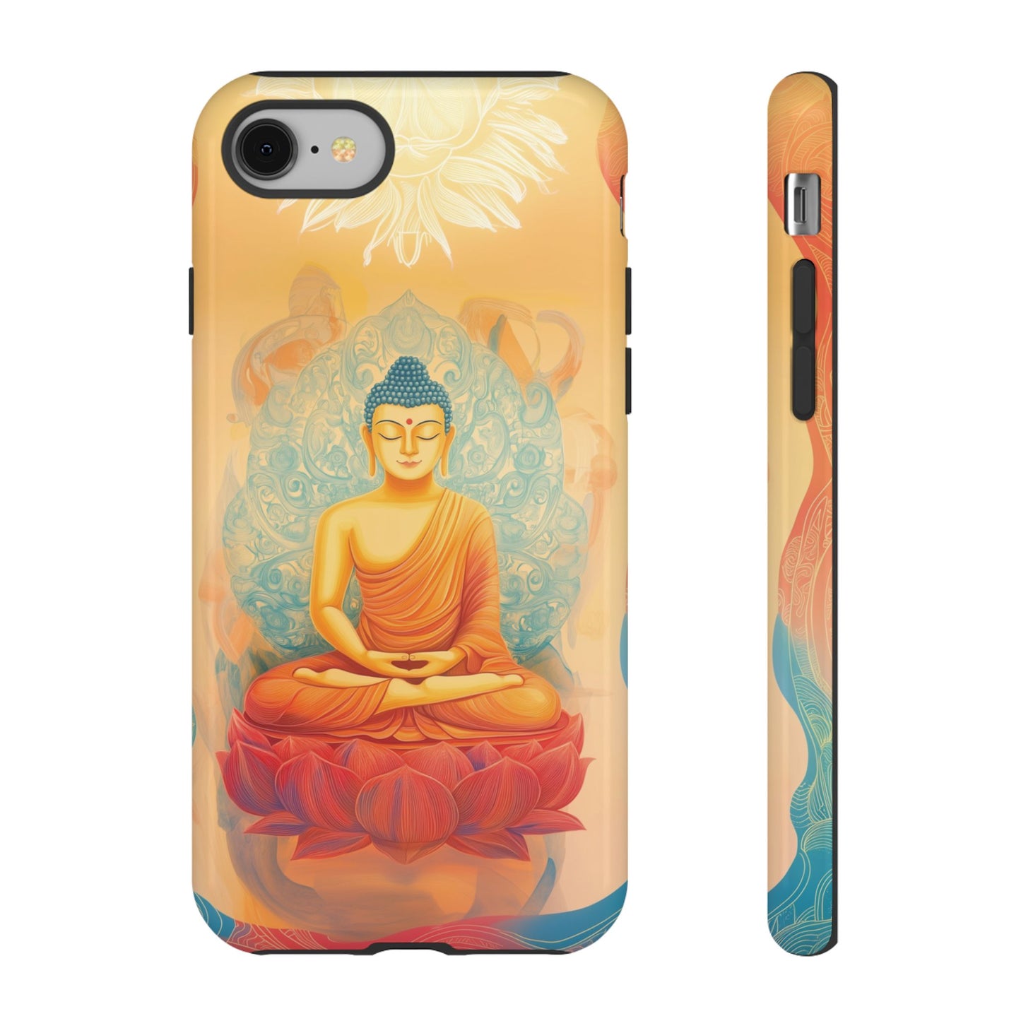 Apple iPhone - Tough Case - Meditative Light of Sacred Flow