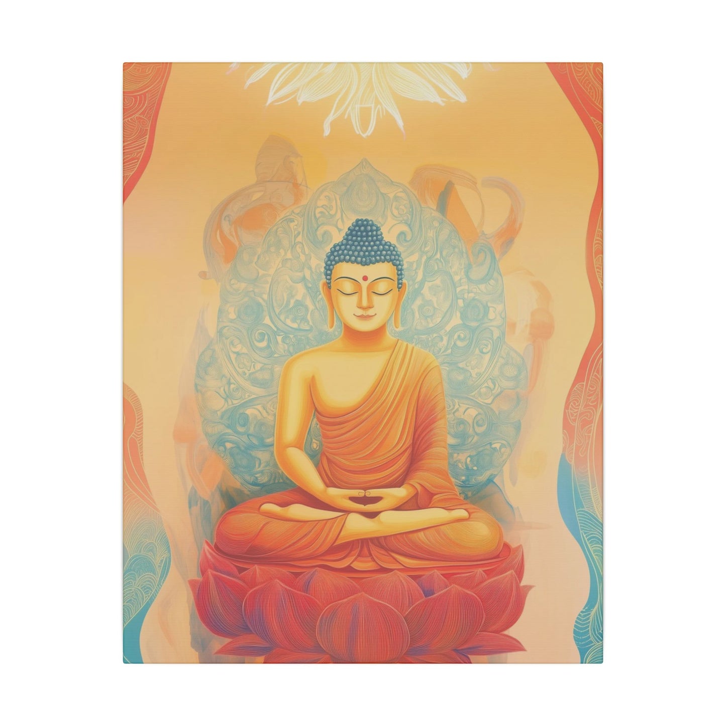 Matte Canva - Meditative Light of Sacred Flow