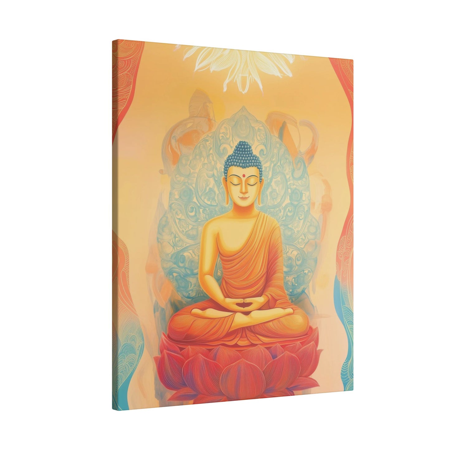 Matte Canva - Meditative Light of Sacred Flow