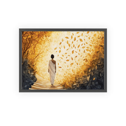 Posters with Wooden Frame - Winds of Change and Stillness