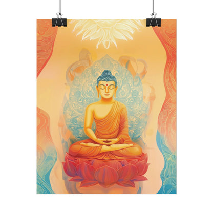 Rolled Poster - Meditative Light of Sacred Flow