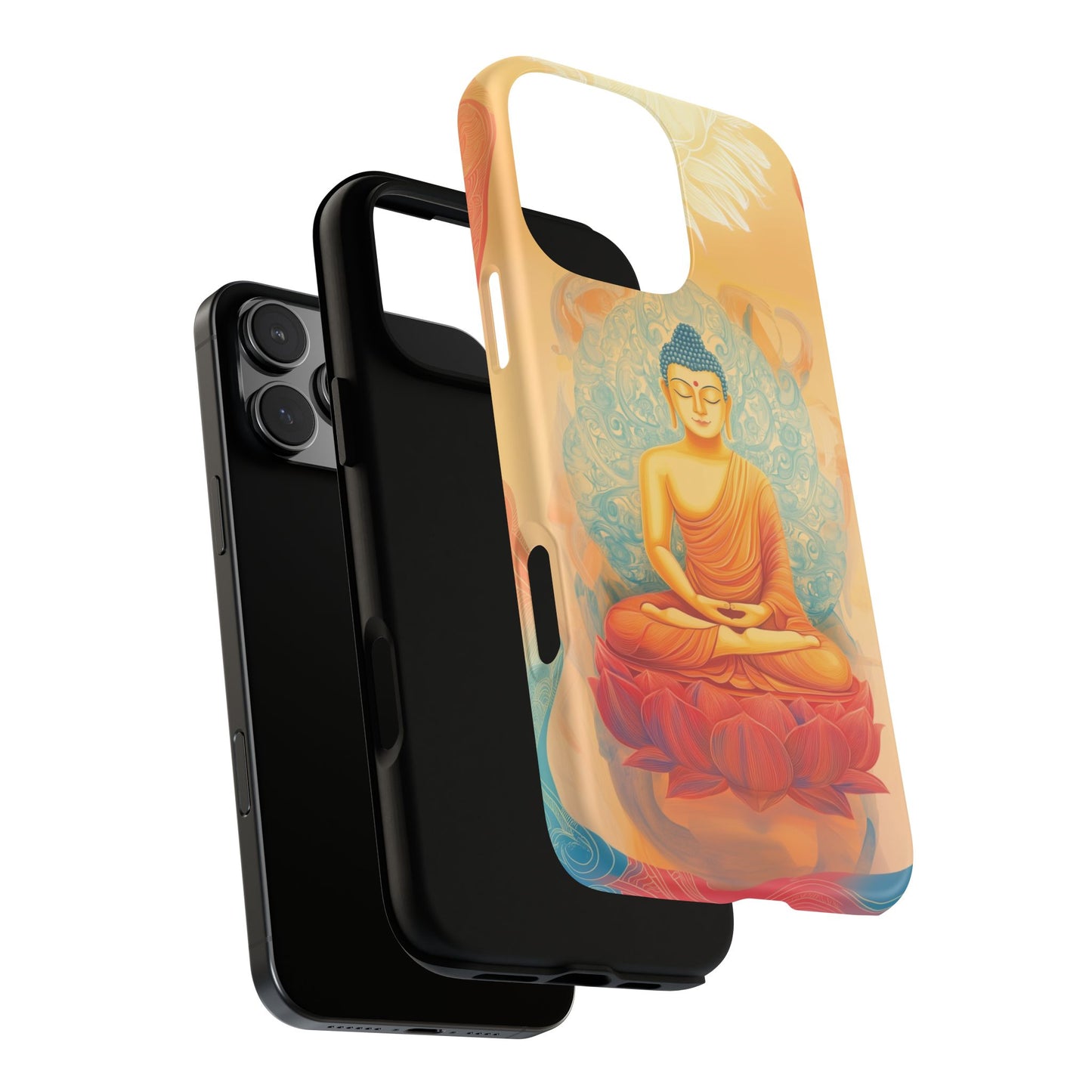 Apple iPhone - Tough Case - Meditative Light of Sacred Flow