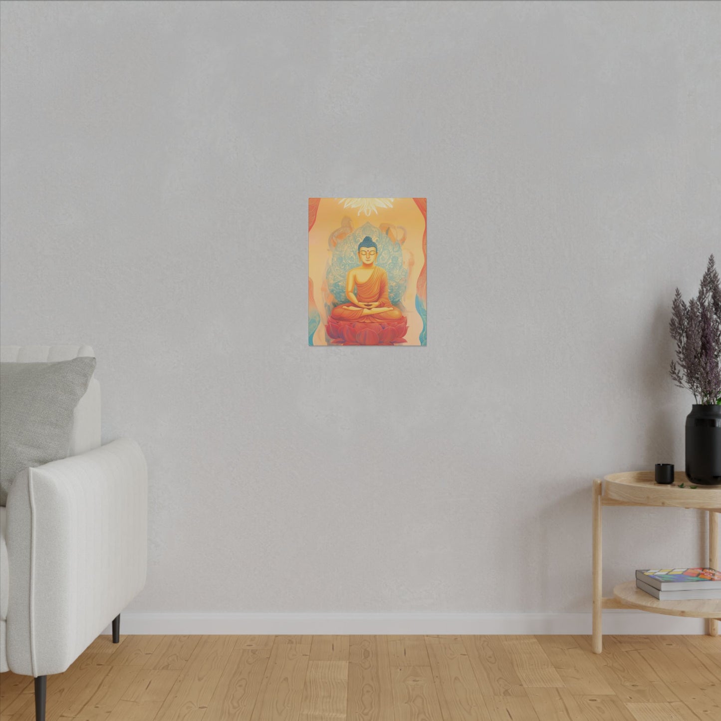 Matte Canva - Meditative Light of Sacred Flow